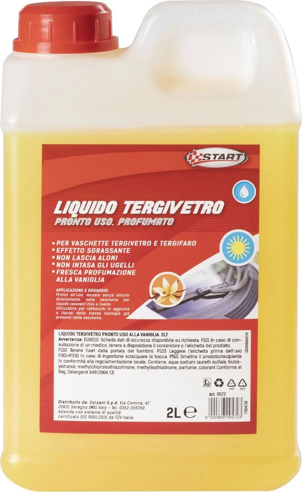 Liquido tergivetro profumato agli agrumi 2L effetto sgrassante