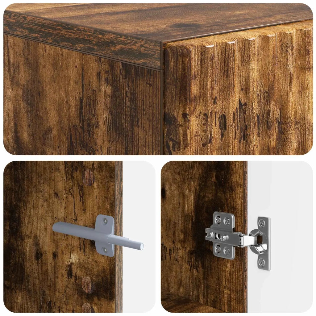 Mobile TV Rovere Fumo Legno ingegnerizzato 896680