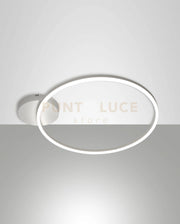 GIOTTO PLAFONIERA BIANCA D.60CM A LED 3000K - 36W - 3780 lm DIMMERABILE SMART C/ACCESS.