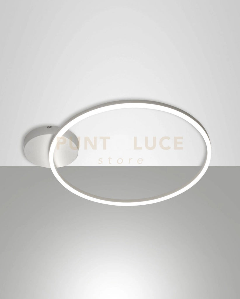 GIOTTO PLAFONIERA BIANCA D.60CM A LED 3000K - 36W - 3780 lm DIMMERABILE SMART C/ACCESS.