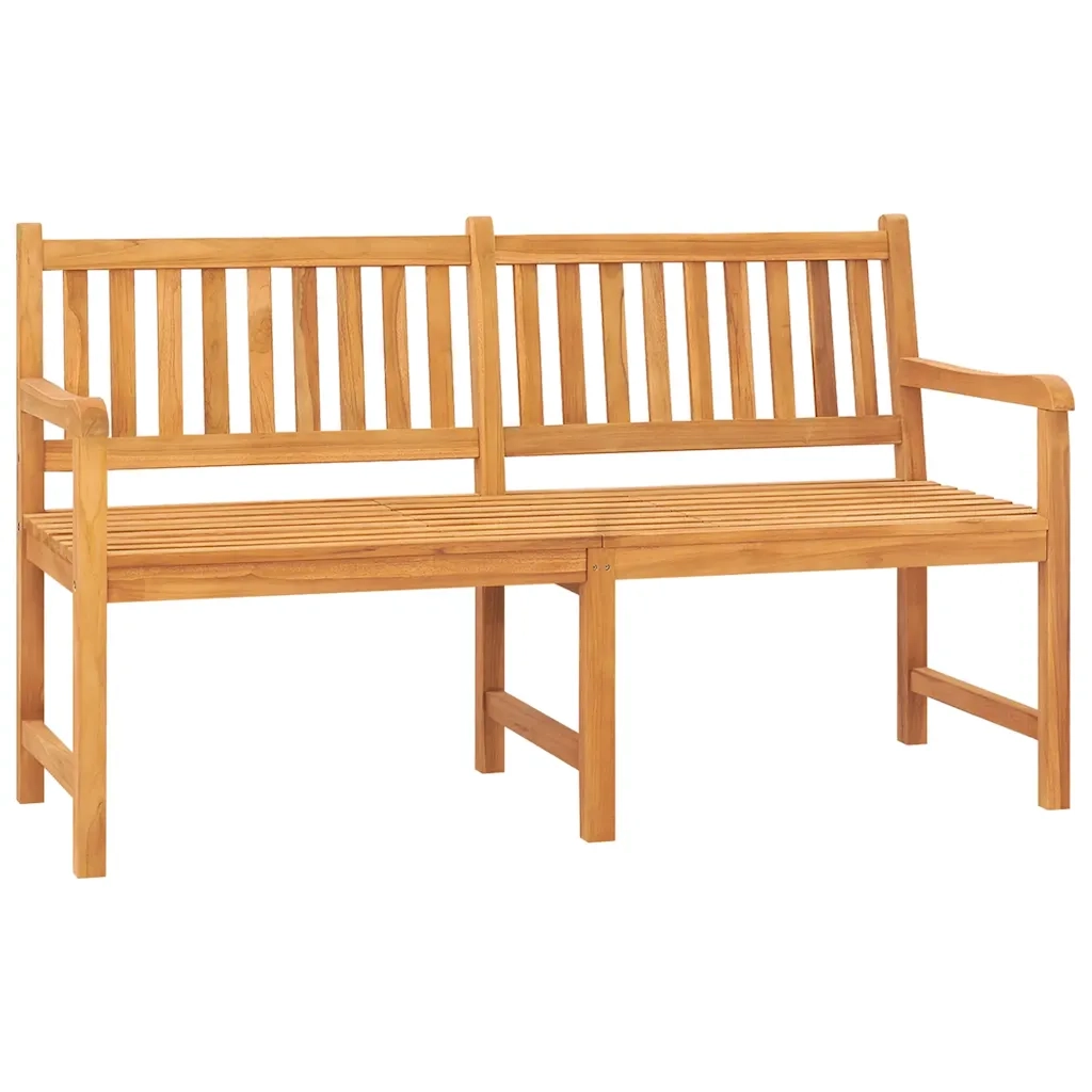 Panca Giardino 3 Posti con Tavolino 150 cm Legno Massello Teak 316631