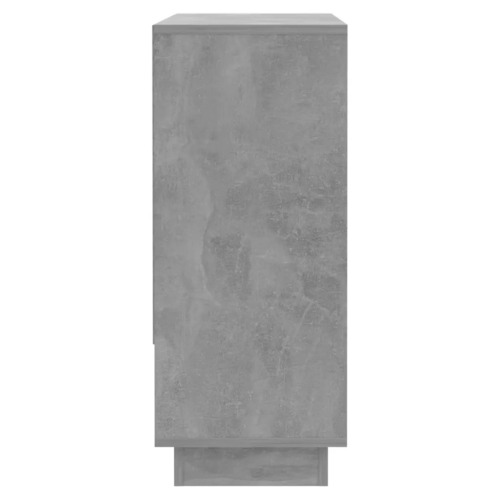 Credenza-Buffet-Armadio da cucina Grigio Cemento 97x31x75 cm in Truciolato