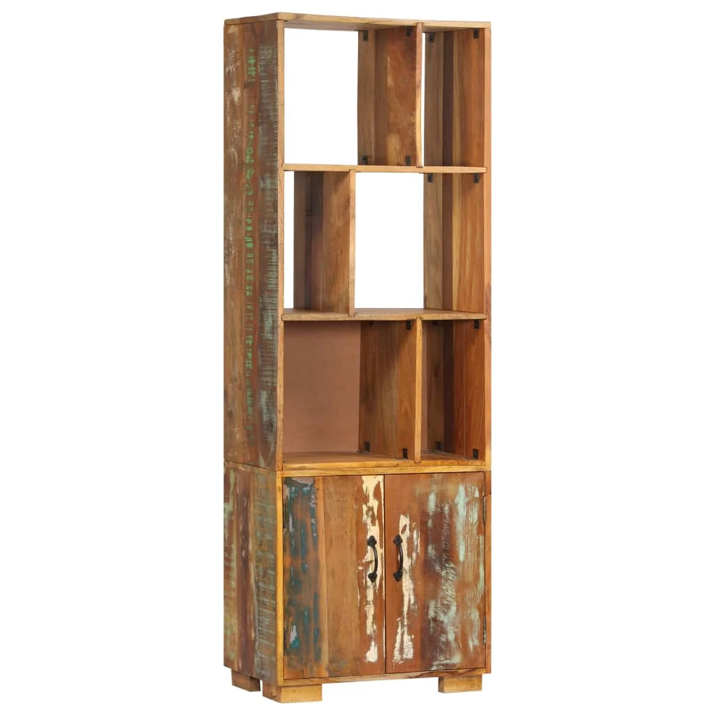 Scaffale mobile mobile di design libreria 180 cm legno massello di recupero 2702066/2