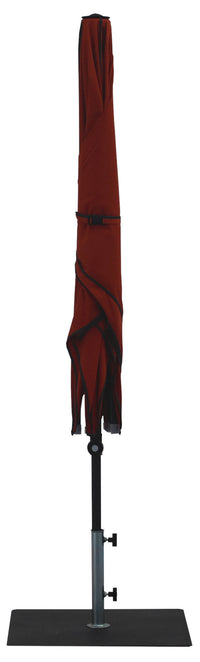 Ombrellone da Giardino 2x2 m Palo Ø38 mm in Alluminio Tessuto Dralon Acrilico Border Terracotta