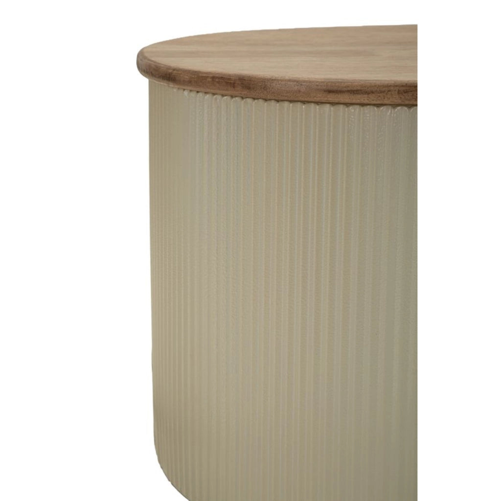 Set di Tavolini VKH1118, Beige, Legno, 87x53x32 cm