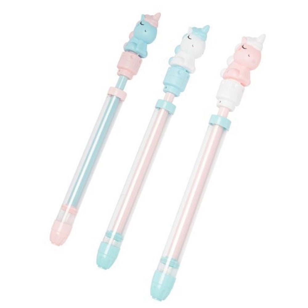 Trade Shop - Tubo Cannone Spara Acqua A Forma Di Unicorno 36.6cm Gioco Per Bambini Estate 6737021 -
