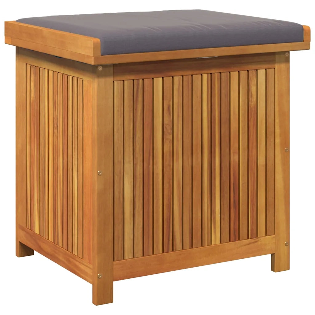 Scatola Cuscini da Esterno 60x50x61 cm Legno Massello Acacia 4106477