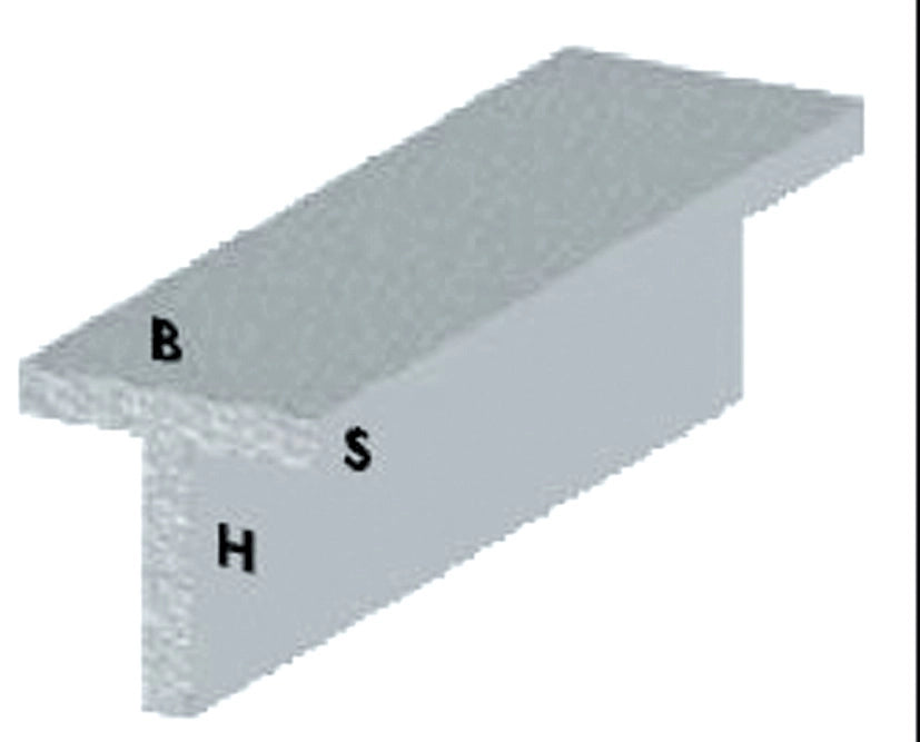 PROFILO ARGENTO H.100 CM T 30X15X1,5 MM**- ARCANSAS- 5,0 pz