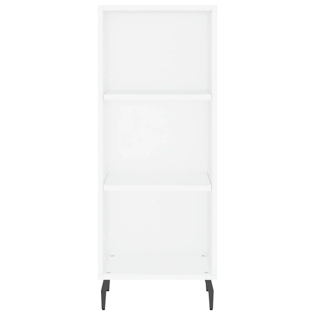 Buffet credenza cassettiera mobiletto mobile contenitore organizer cucina soggiorno salotto alto 34,5 x 34 x 180 cm legno ingegnerizzato bianco 02_0032322