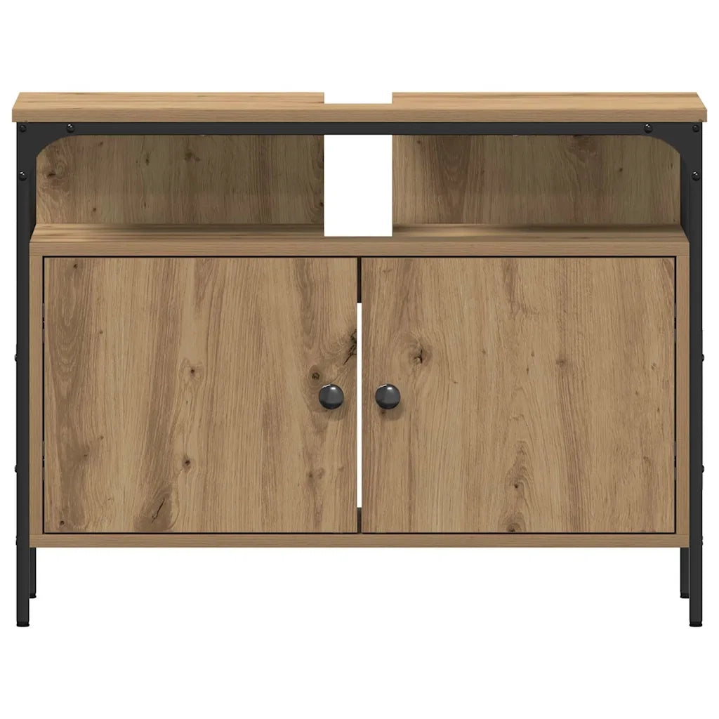 Set di mobili per il bagno 3 pcs Marrone Legno multistrato 3334355
