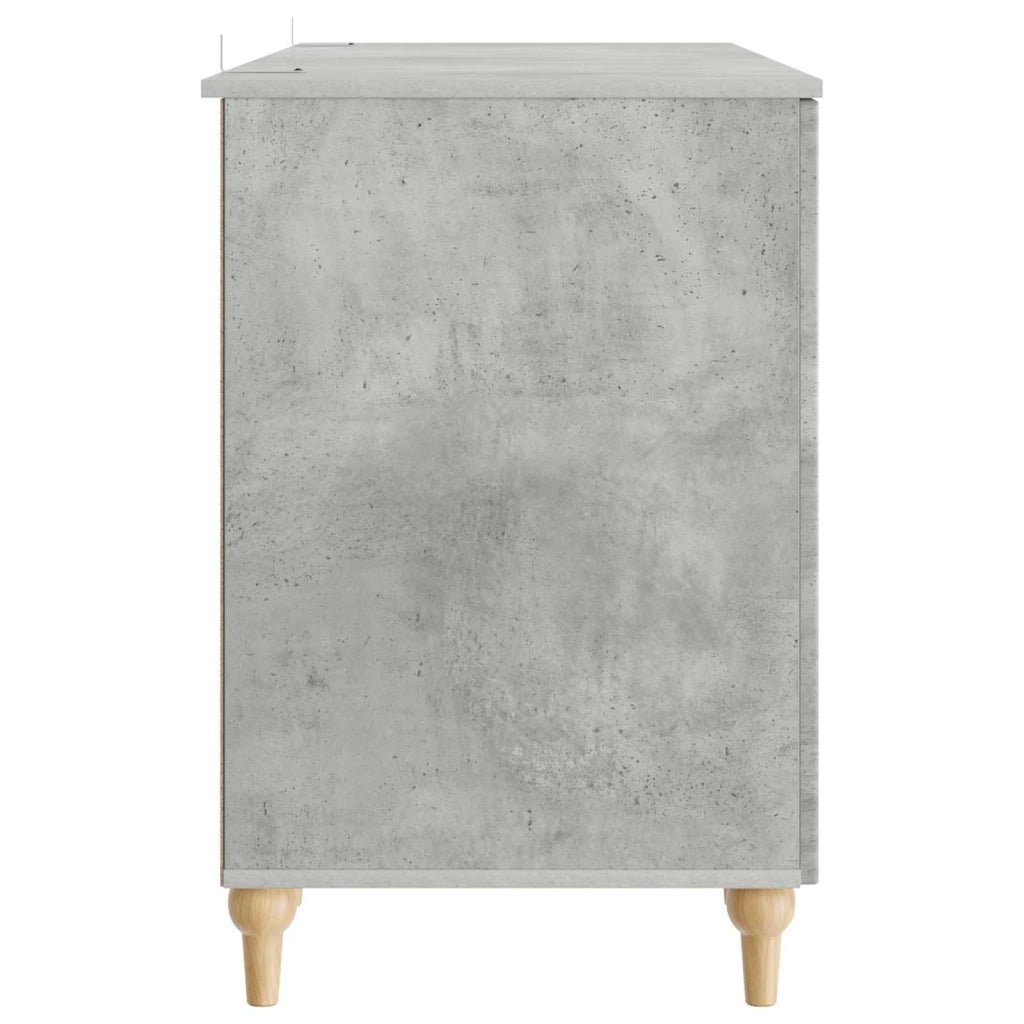 Scrivania con lo scaffale Grigio Cemento 142,5 x 50 x 75 cm 3414579