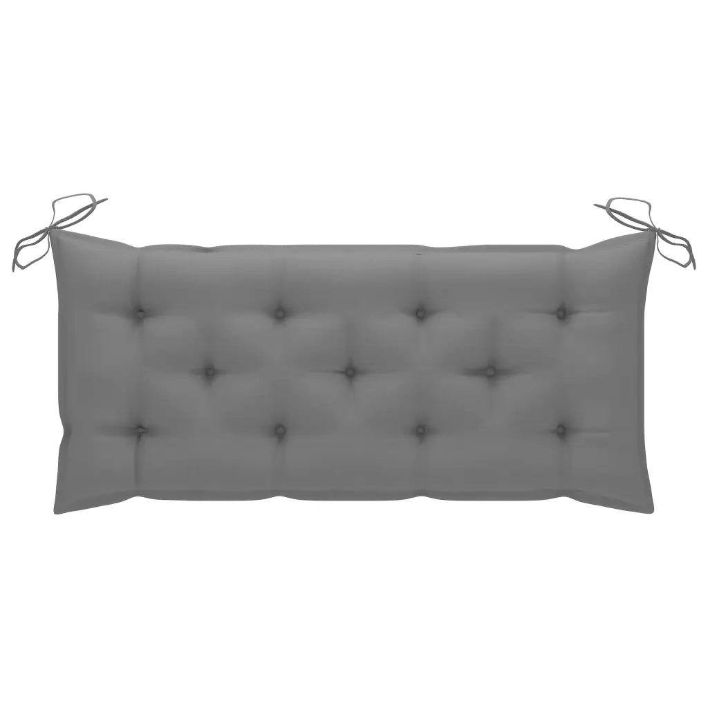 Panca da Giardino con Cuscino 120 cm in BambÃ¹