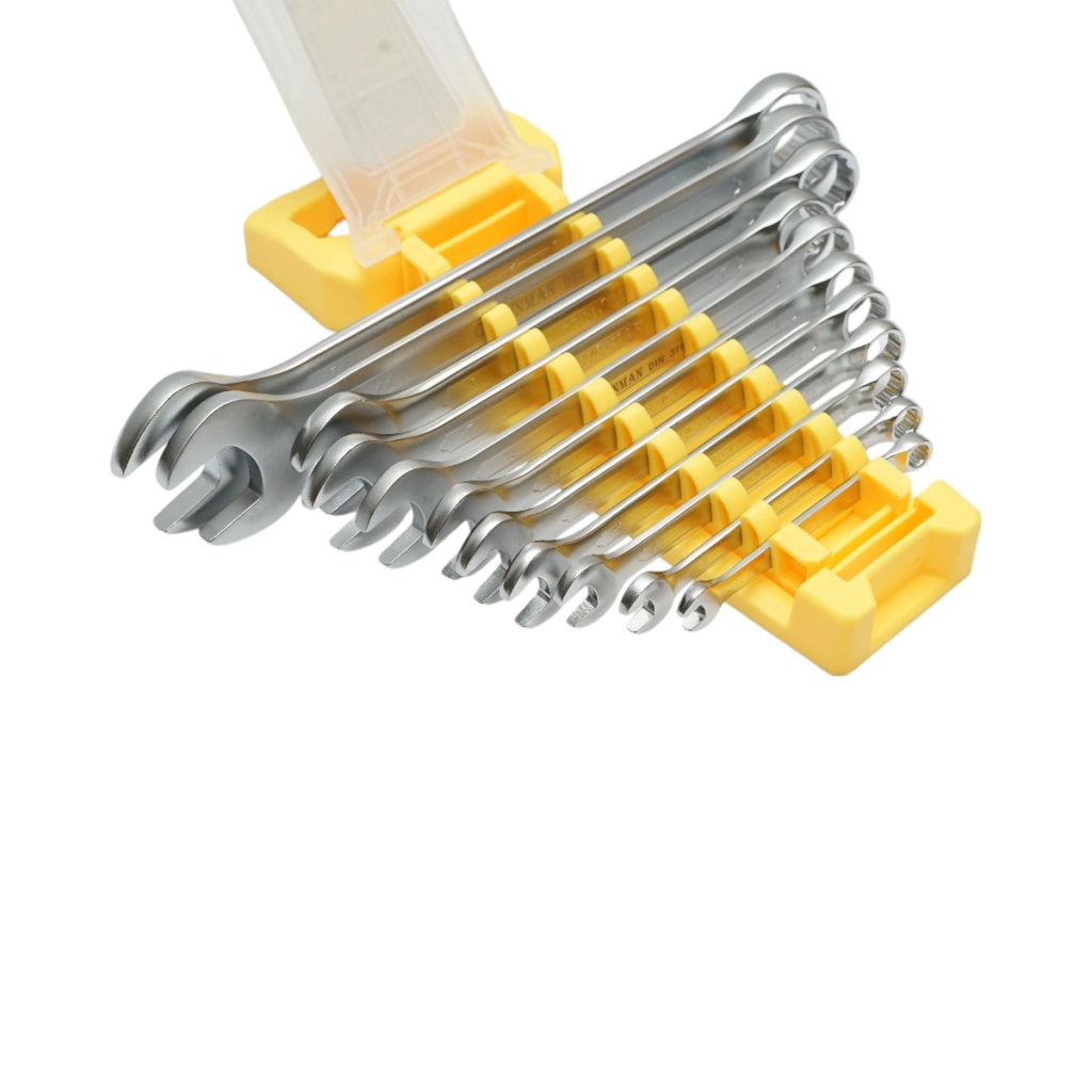 Set di chiavi combinate Crownman da 11 pezzi, acciaio al carbonio da 6-24 mm