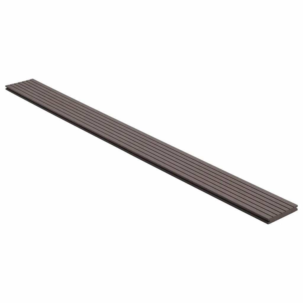 Pavimento da Deck 60 pcs Marrone Scuro WPC