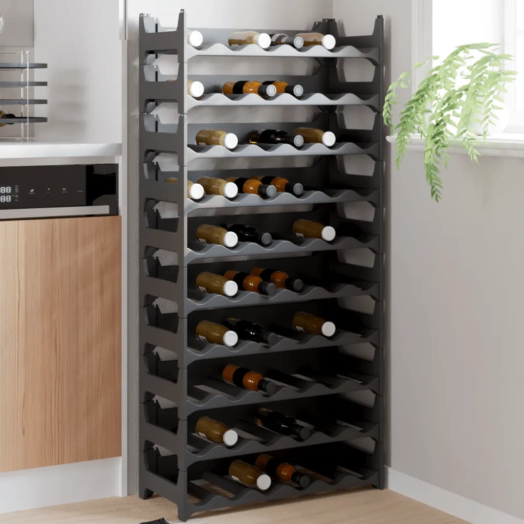 Portabottiglie per 60 Bottiglie in PP Impilabile CFW6714785