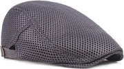 Cappello Pianotextile per Uomo | Cappello Newsboy in Rete per Uomo | Capote in Rete con Adattamento della Cintura | Accessorio Estivo per Uomo