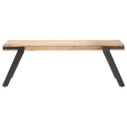 Tavolino da Salotto 114x65x40 cm in Legno Massello di Mango 288118