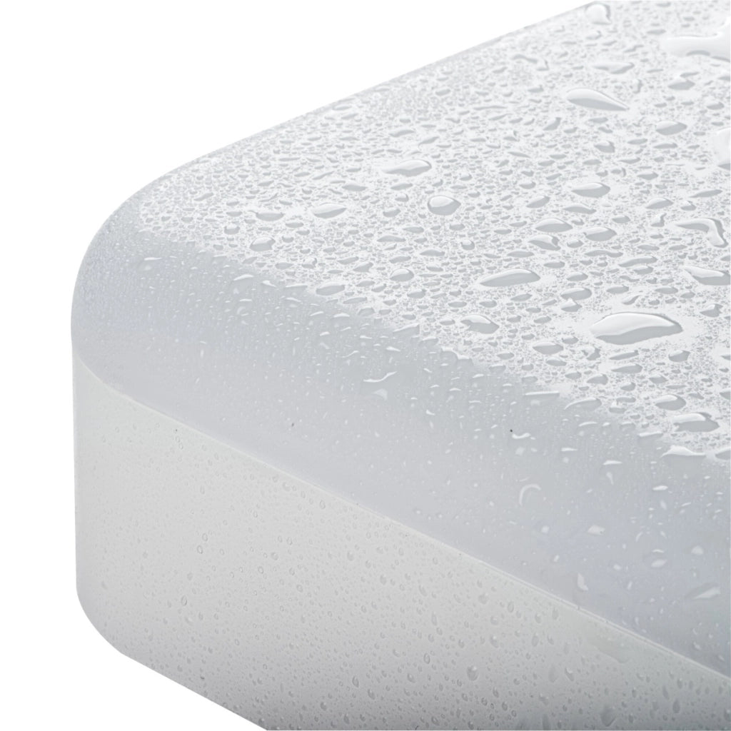 Plafoniera LED quadrata 20cm 19W 4000K IP65 Kanlux bianca