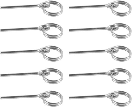 Set di 10 Steli per Tenda in Acciaio Inossidabile - Leggero - per la Sostituzione delle Viti di Tenda - Portatile