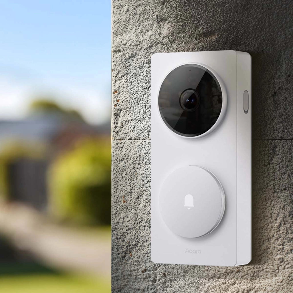 Campanello Videocamera 2K con Hub Connesso G410 per Porta d'Ingresso Bianco Aqara