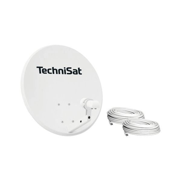 Kit parabola technisat 2060 2882 60 twin lnb con cavo 10m grey
