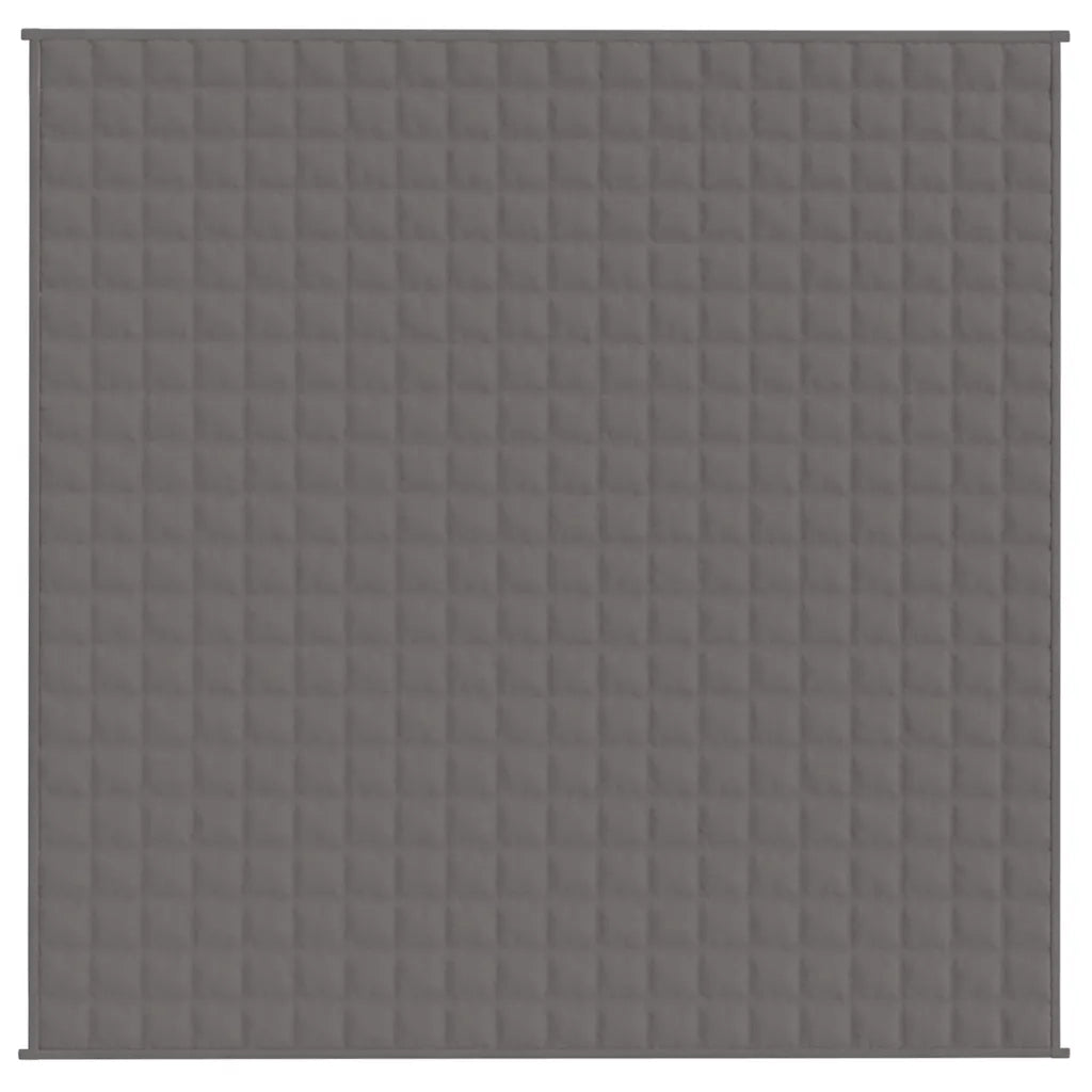 Coperta Ponderata Grigia 200x200 cm 9 kg Tessuto 350778