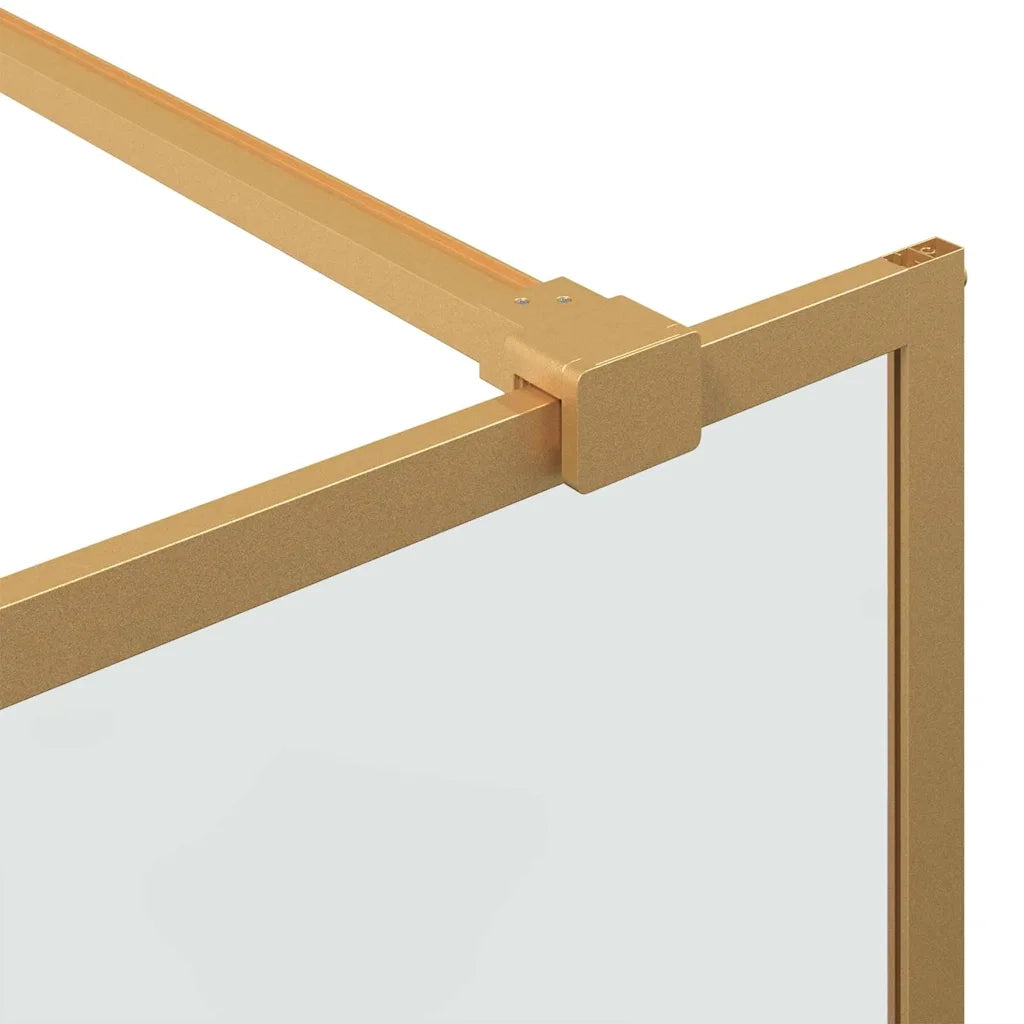 Parete Doccia Walk-in Oro 80 x 195 cm vetro temperato