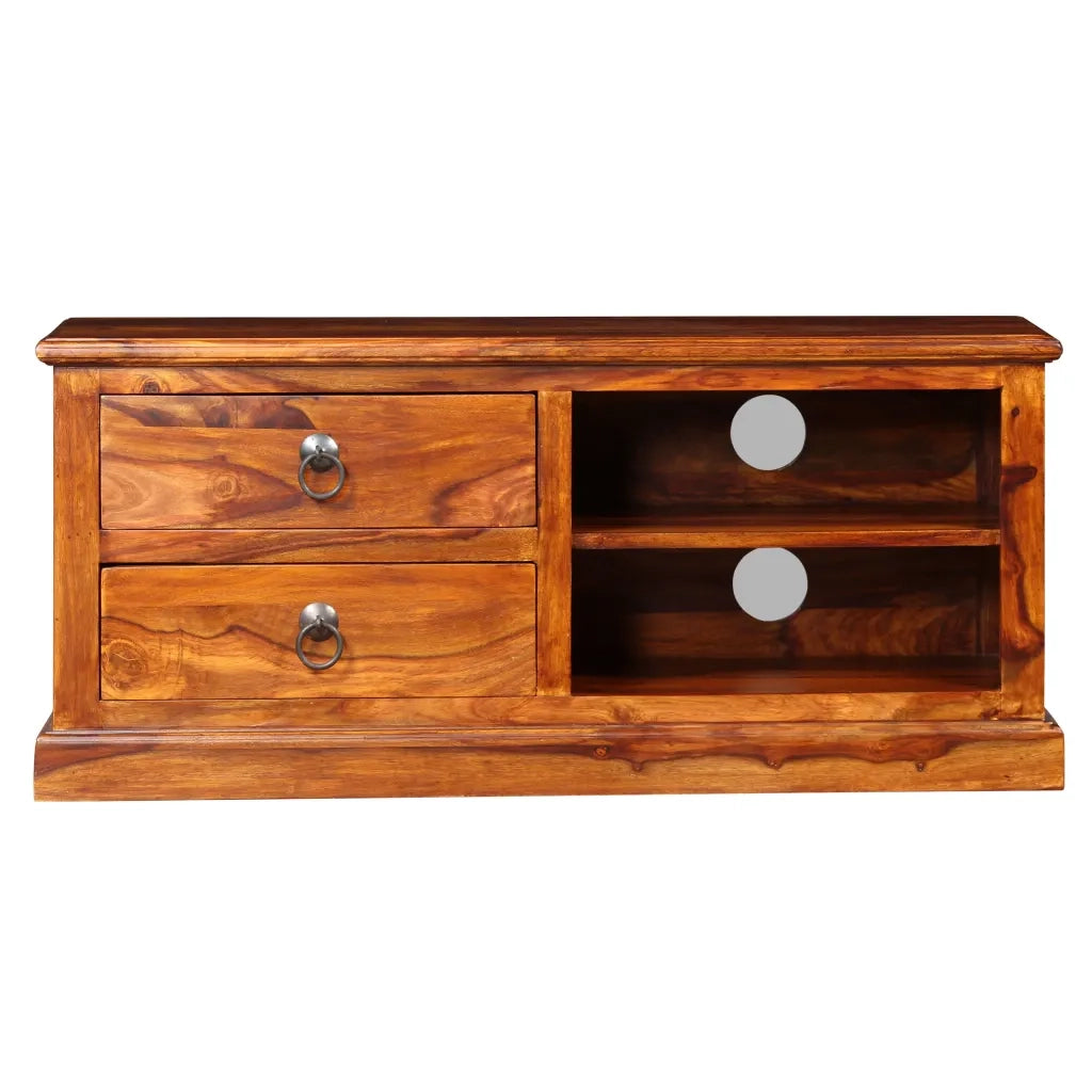 Mobile Porta TV in Legno Massello di Acacia 90x30x40 cm 245160
