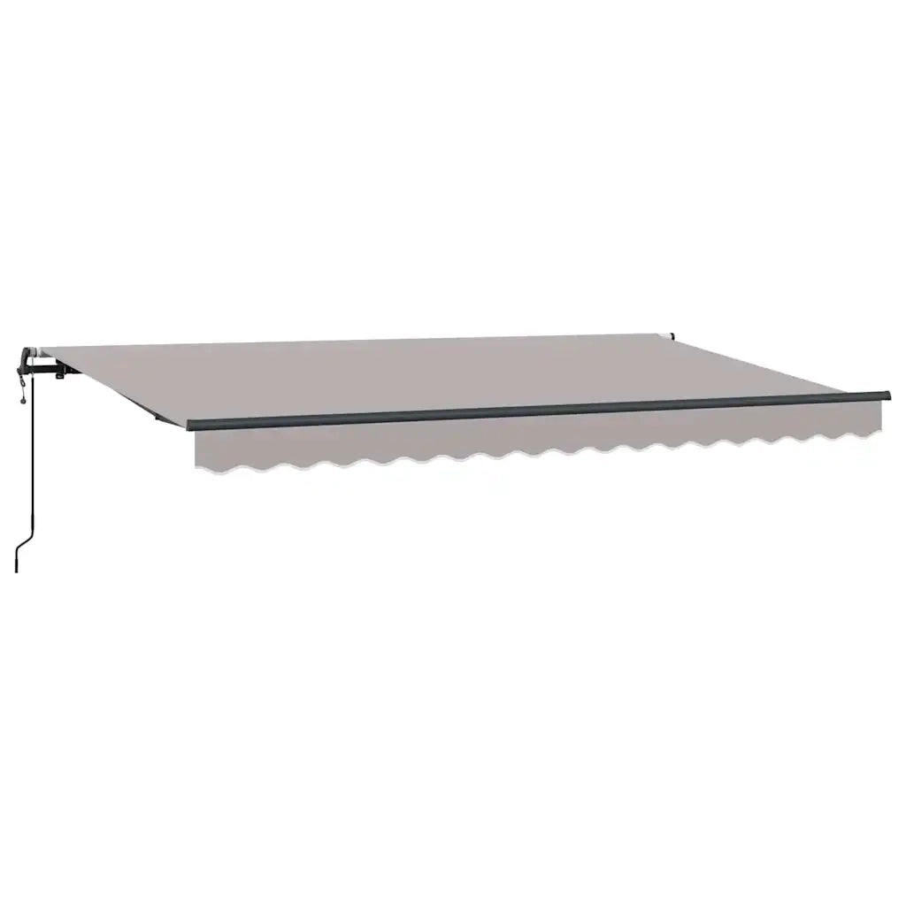 vidaXL Tenda Retrattile Grigio chiaro 400 x 200 cm