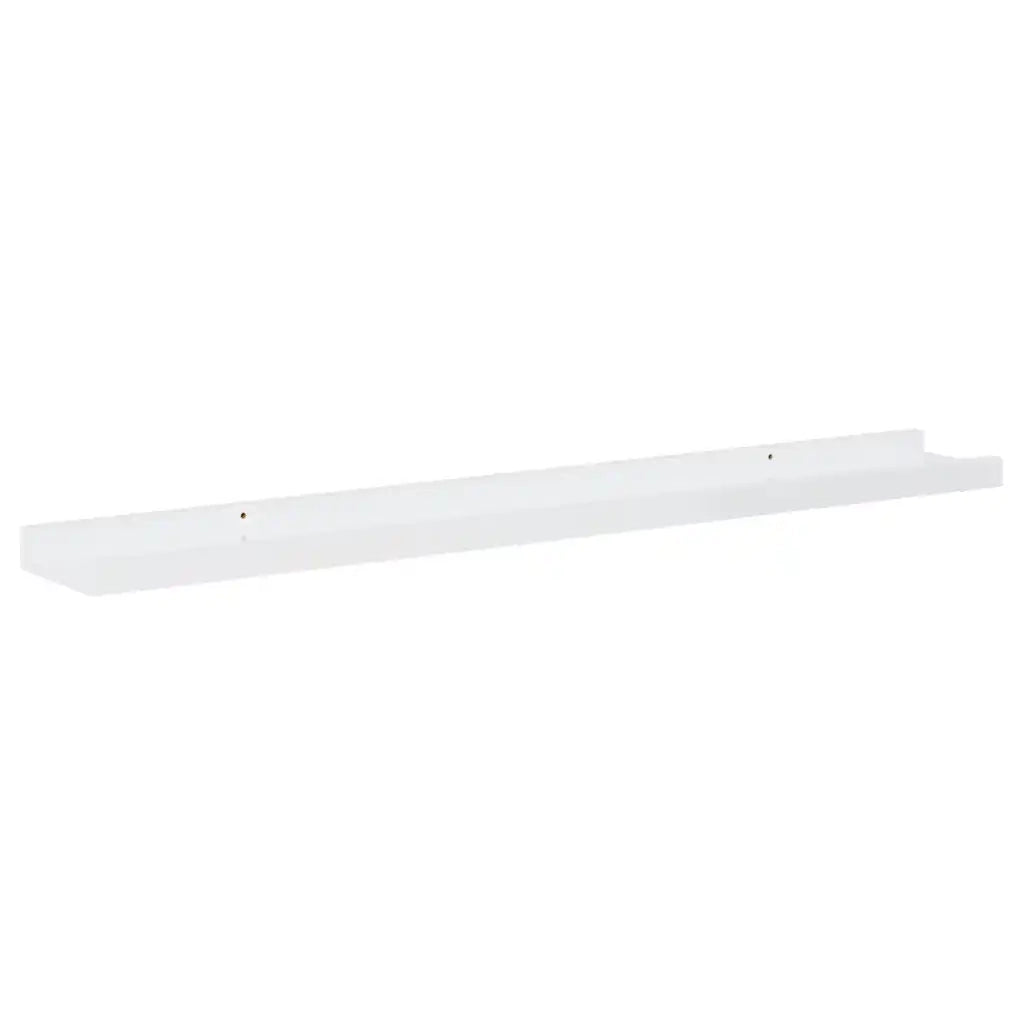 Mensole da Parete 4 pz Bianco Lucido 80x9x3 cm cod mxl 33584