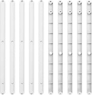 Schiene per carico guide laterali bianche, 295 mm, 5 paia/10 pezzi – Guide laterali in plastica con 17 mm di apertura – Schiene per carico laterale utile