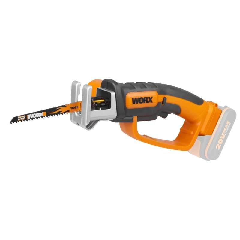 Seghetto Alternativo a Batteria WG894E.9 20V Solo Corpo con 3 Lame per Legno e Metallo - Worx