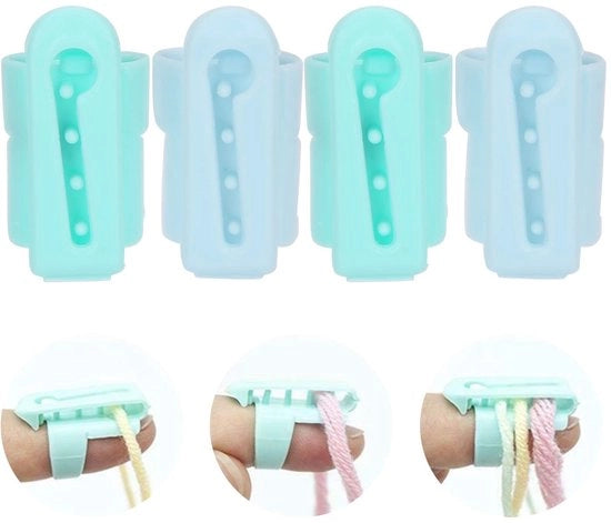 Accessorio per breinaledi 4 pezzi - Otrente per filo - Utensile per brei - Pratico per il lavoro a maglia - Sostenibile e confortevole - Ideale per progetti DIY - Accessorio per breinaledi
