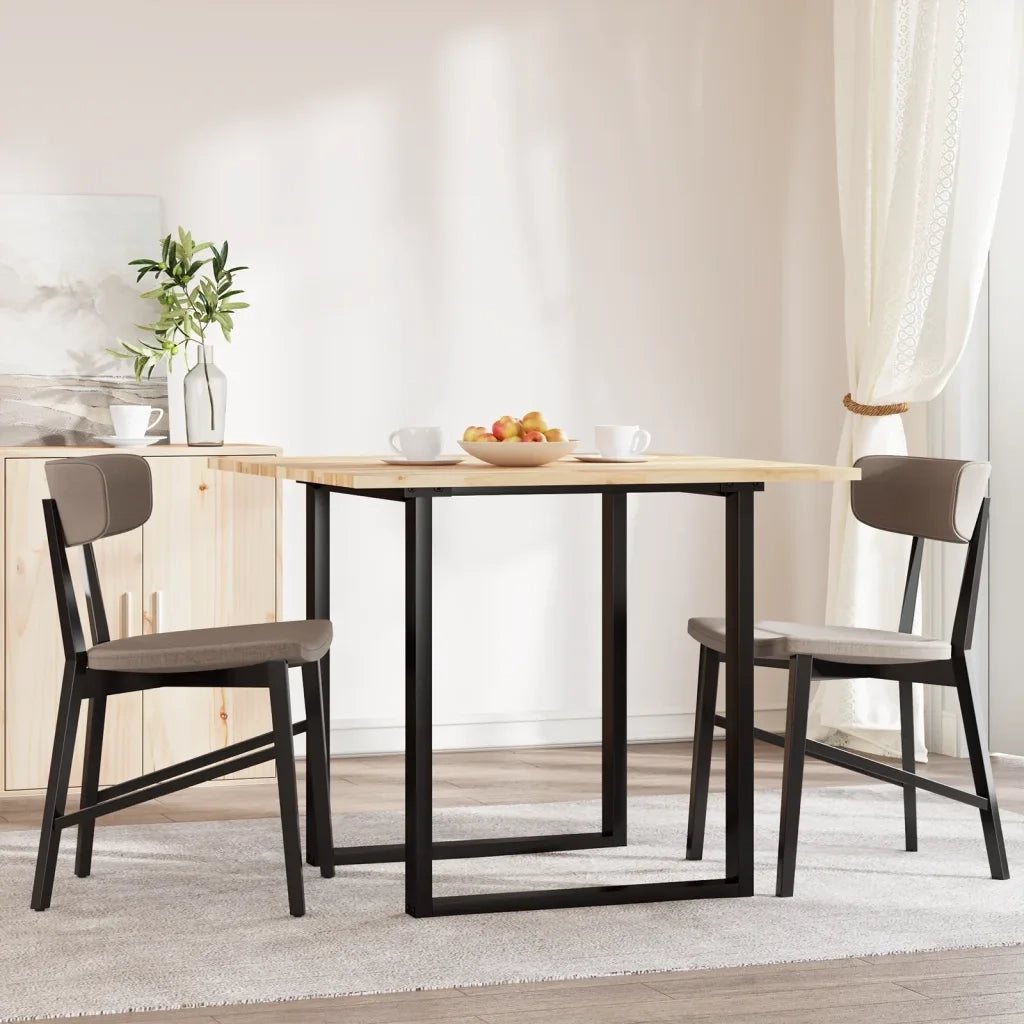 Piano Tavolo Quadrato 90x90x2 cm in Legno Massello di Acacia