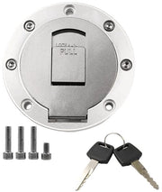 Dop di carburante in alluminio per moto compatibile con Yamaha - Buona tenuta ermetica - Incluso 2 chiavi