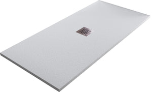 Piatto Doccia in Pietra 70x110 cm Bonussi Ardesia Stone Central Grigio