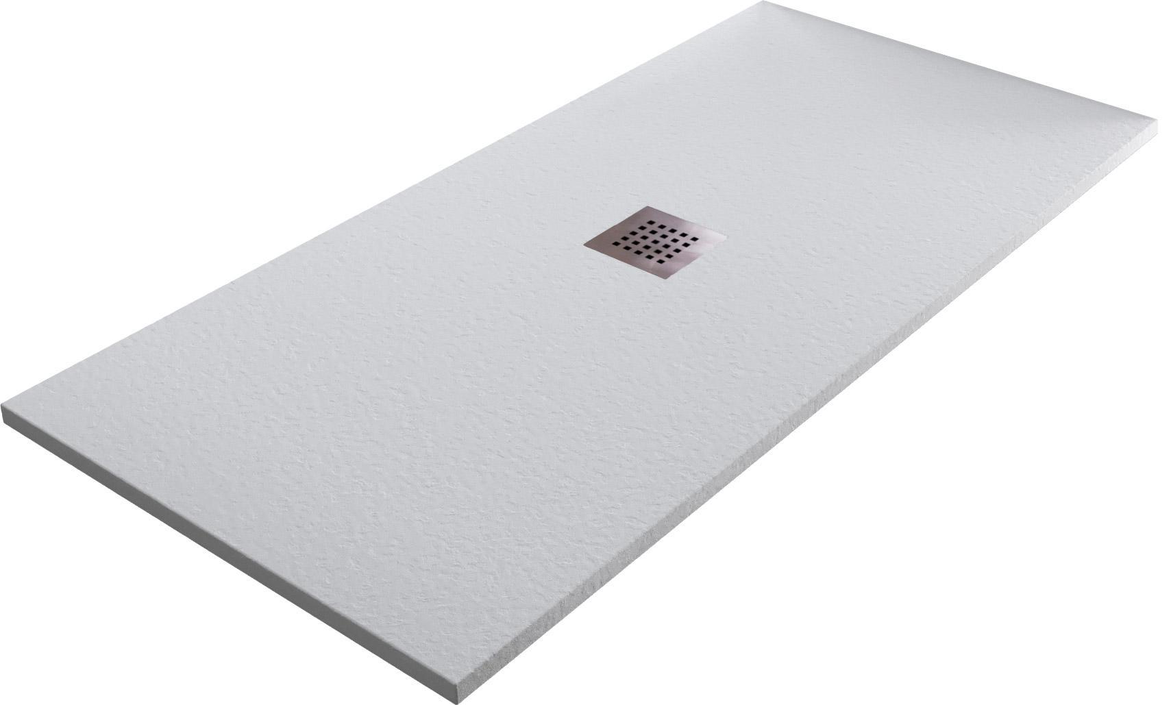 Piatto Doccia in Pietra 90x120 cm Bonussi Ardesia Stone Central Grigio