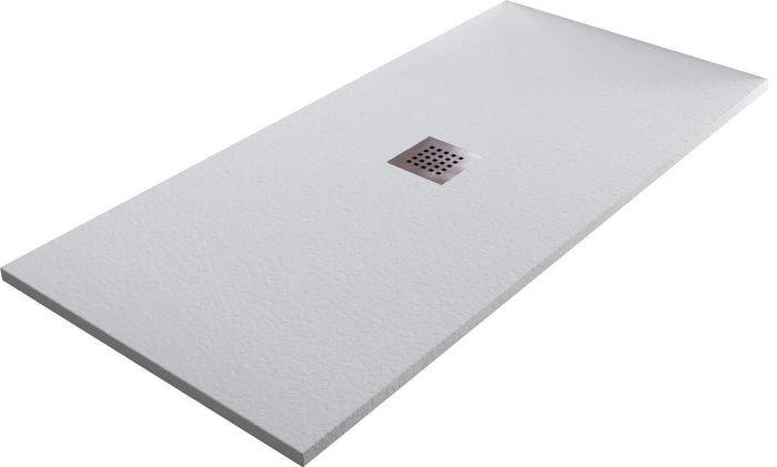 Piatto Doccia in Pietra 75x120 cm Bonussi Ardesia Stone Central Grigio