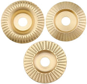 Set di 3 Strumenti per Lavorazione del Legno - Incluso Disco abrasivo e Piastra di abrasione - Ideale per Spogliazione e Liscio