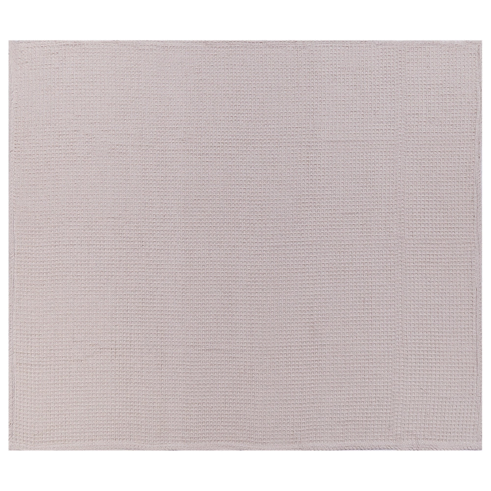 Copriletto in cotone rosa 200 x 220 cm con motivo a quadretti, decorativo, per il soggiorno e la camera da letto.
