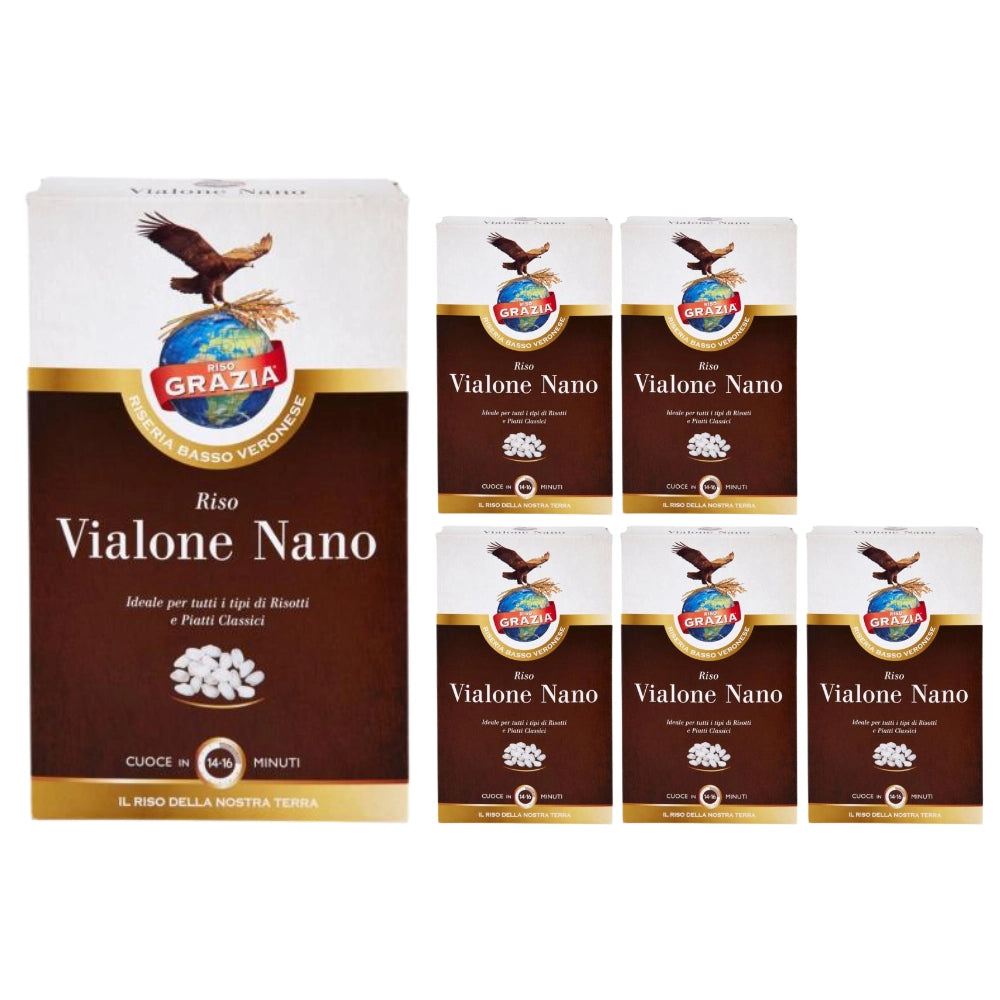 Riso grazia vialone nano delle terre venete 6 confezioni da 1 kg