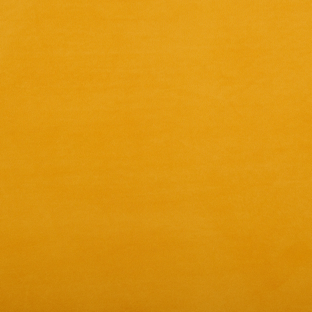 Letto in velluto giallo tappezzeria doppia dimensione gambe dorate testiera con rete a doghe 140 x 200 cm design minimalista