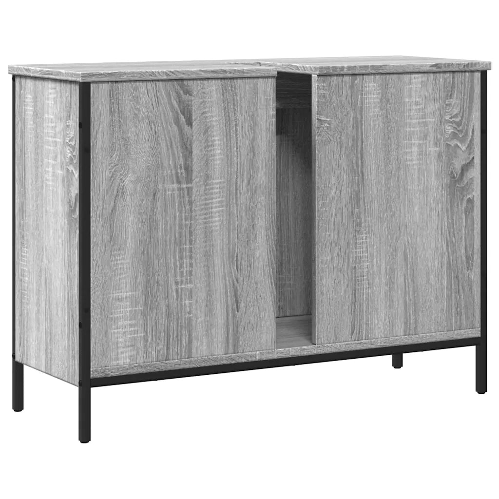 Mobile Lavabo | Armadio Lavabo Bagno Grigio Sonoma 80x30x60 cm Legno Multistrato