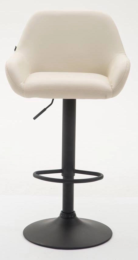 Set 2 Sgabelli Bar Braga In Similpelle crema,nero