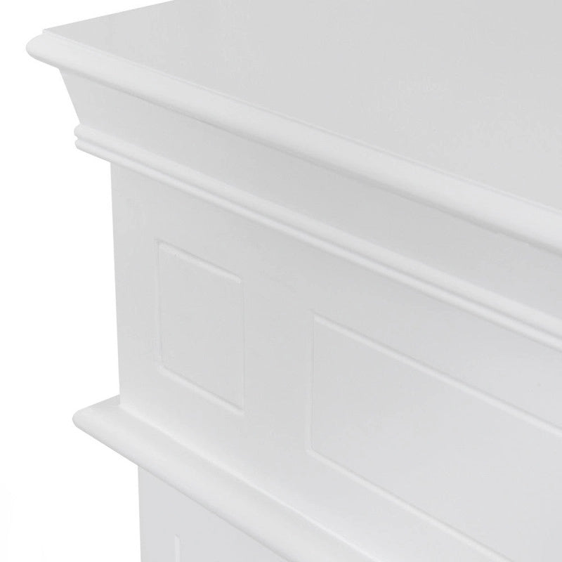 Camino elettrico caminetto da terra CAMBRIDGE in legno Bianco 110x25x95h