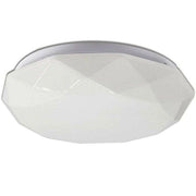 Trade Shop - Plafoniera Soffitto 36 W Bianca Lavorata Puntini Luce 6500k 3000k 4000k C02-36 -