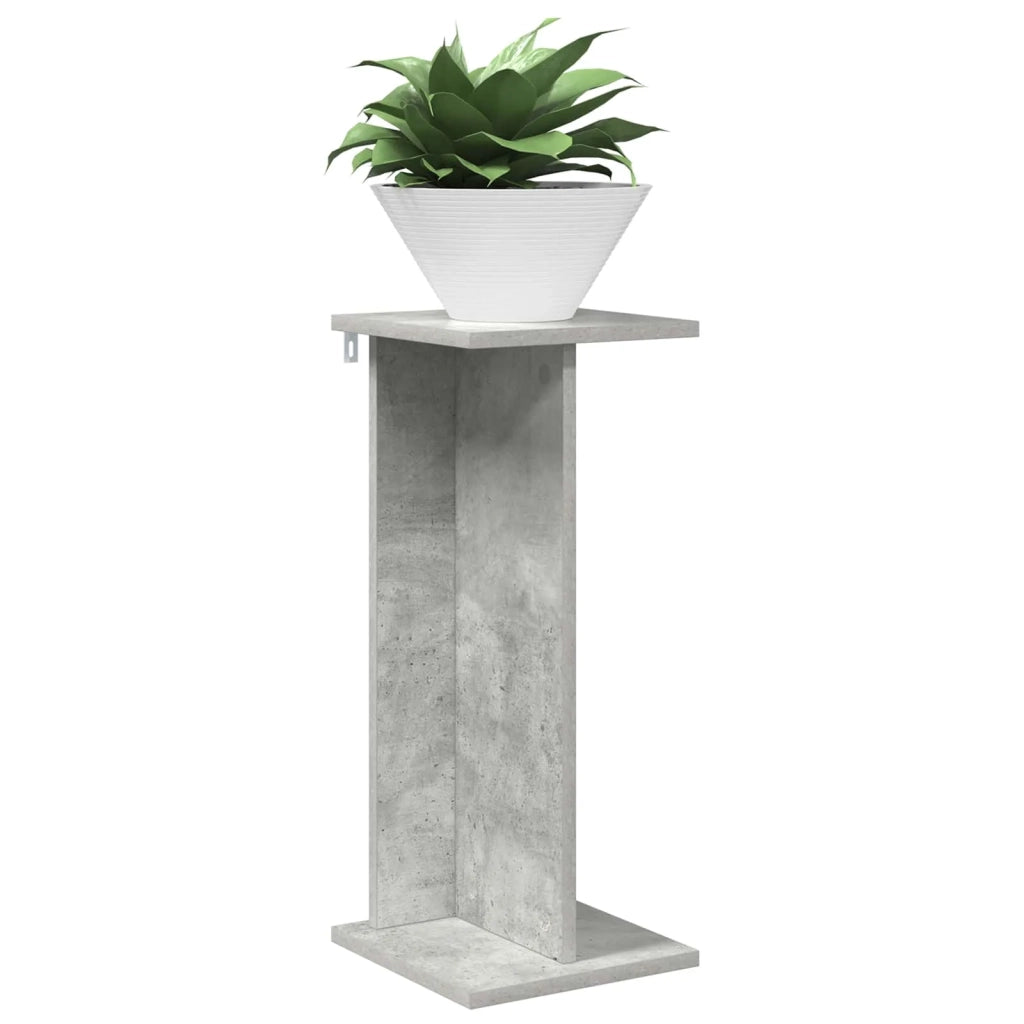 Supporto per piante 2 pcs Grigio Cemento 25 x 25,5 x 60,5 cm