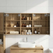 Set di Armadi da Bagno con lo scaffale 3 pcs 140 x 14,5 x 70 cm 3403783