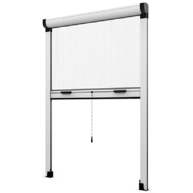 Zanzariera a Rullo Riducibile 100 x 160 Bianco 9010