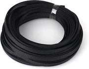 Cavo a nastro espandibile in PET 10,97m - 6mm - nastro in PVC - gestionale per cavi per uso domestico e ufficio.
